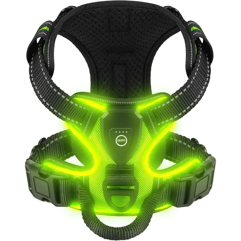 Harnais lumineux LED de sécurité nocturne inspiration sabre laser