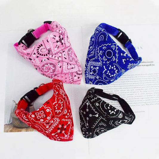 Bavoir triangle ajustable inspiration bandana