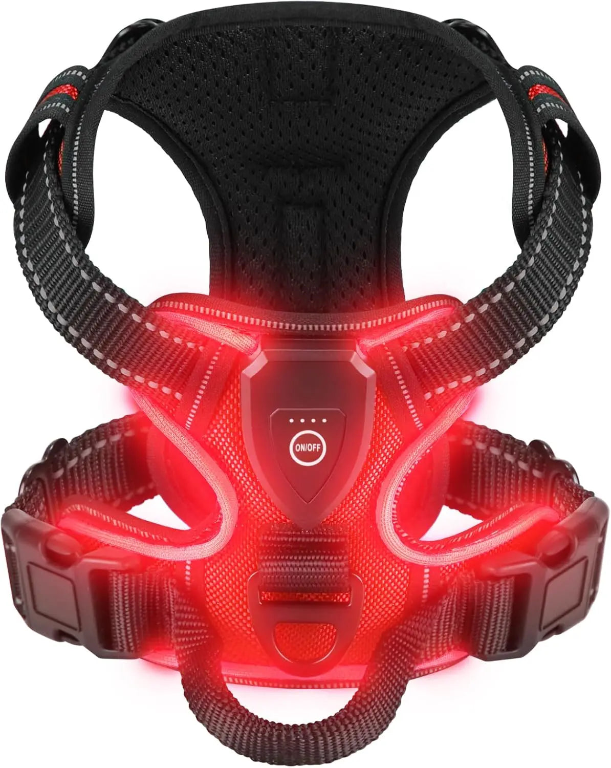 Harnais lumineux LED de sécurité nocturne inspiration sabre laser