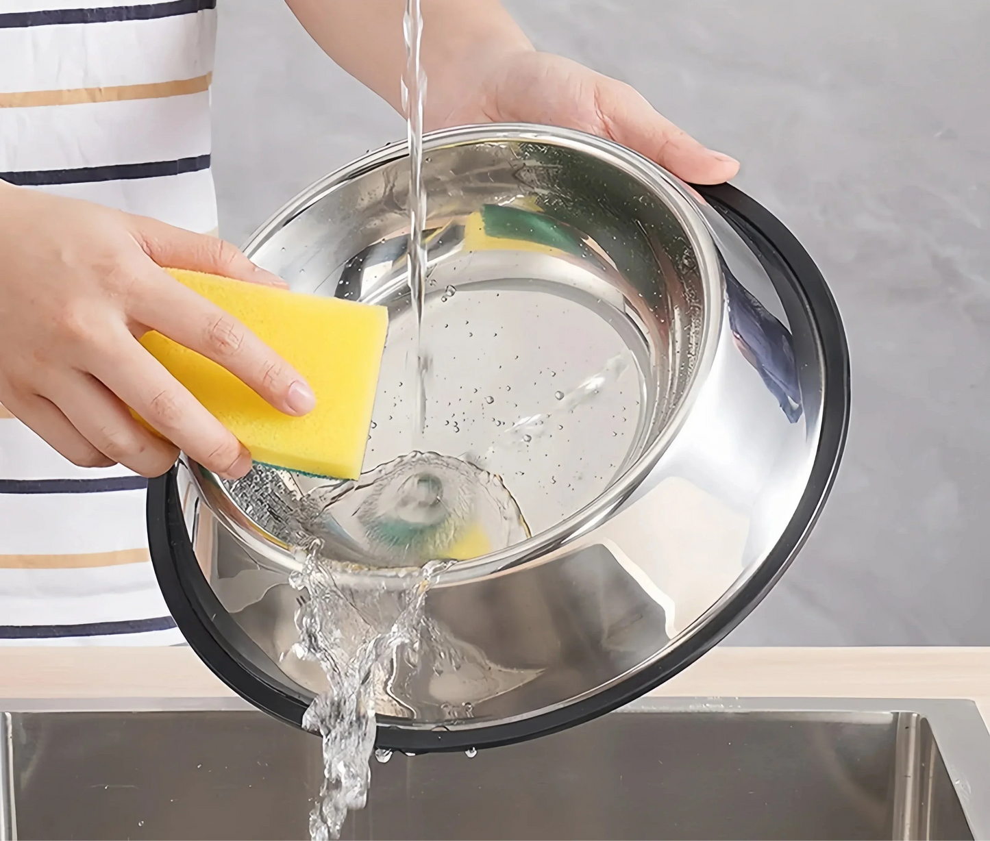 Gamelle en acier inoxydable résistante