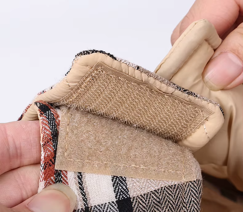 Veste imperméable réversible matelassée inspiration vintage