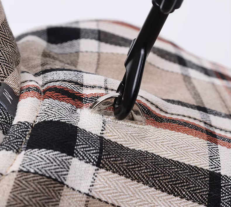 Veste imperméable réversible matelassée inspiration vintage