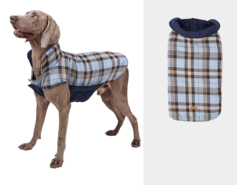 Veste imperméable réversible matelassée inspiration vintage