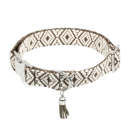 Collier chien/chat bohème luxe