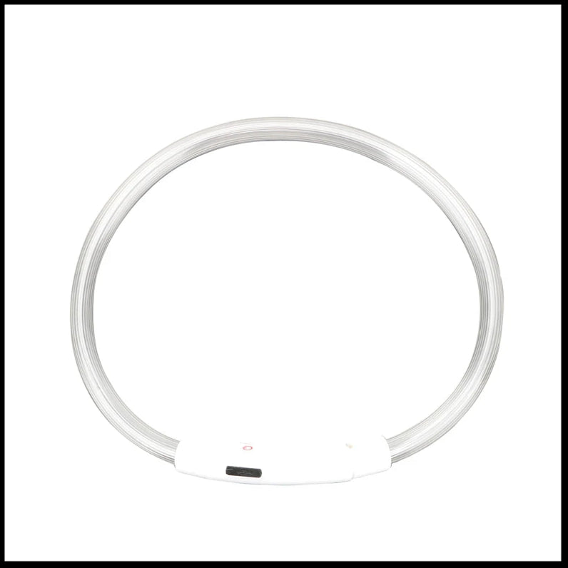 Collier lumineux LED ajustable et rechargeable par USB