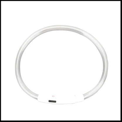 Collier lumineux LED ajustable et rechargeable par USB