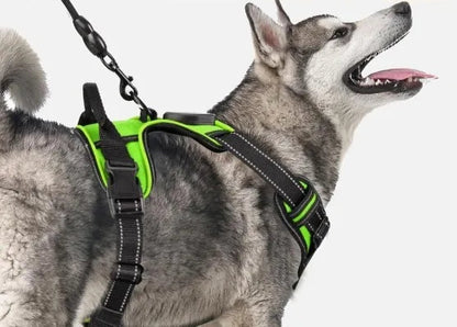 Harnais lumineux LED de sécurité nocturne inspiration sabre laser