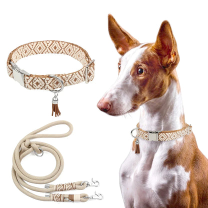 Collier chien/chat bohème luxe
