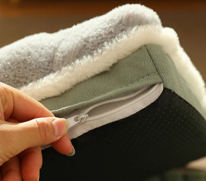 Lit traversin moelleux avec housse lessivable