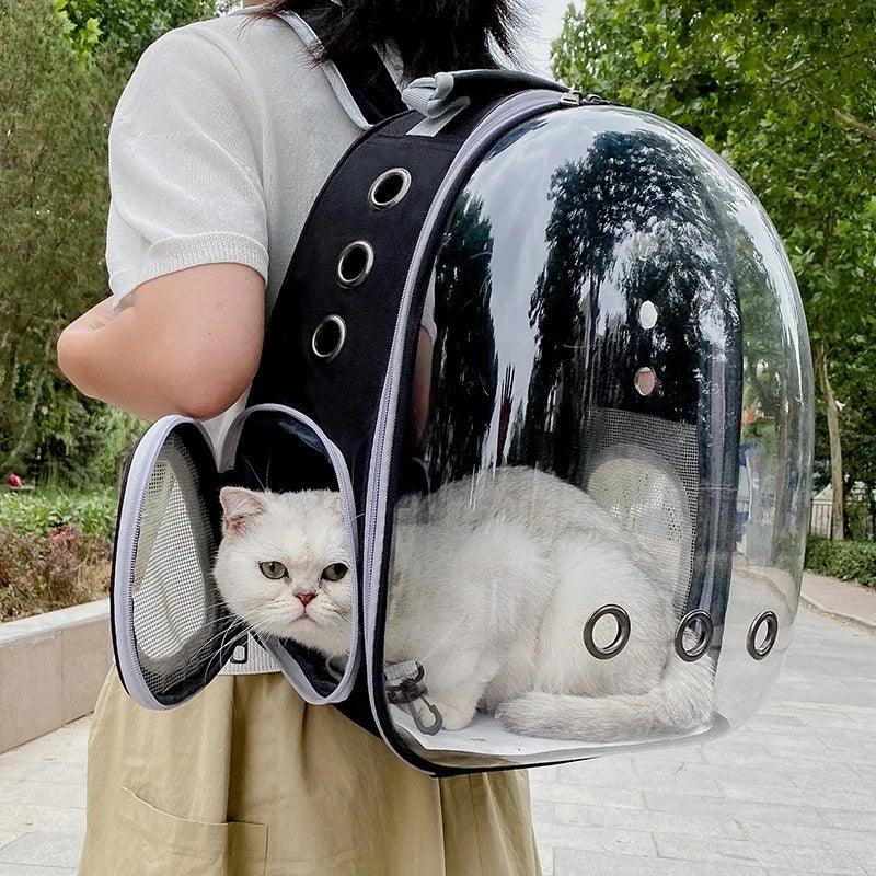 Sac à dos de transport pratique et respirant "Astronaute" pour animal