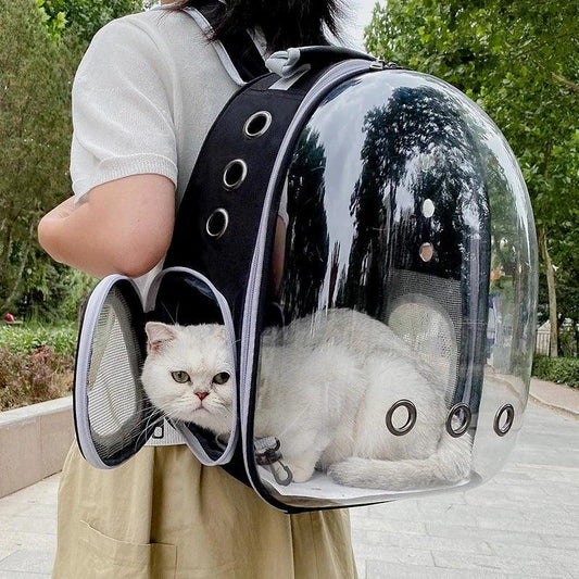Sac à dos de transport pratique et respirant "Astronaute" pour animal