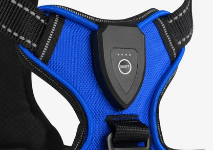 Harnais lumineux LED de sécurité nocturne inspiration sabre laser