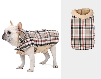 Veste imperméable réversible matelassée inspiration vintage