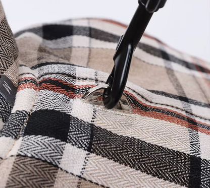 Veste imperméable réversible matelassée inspiration vintage