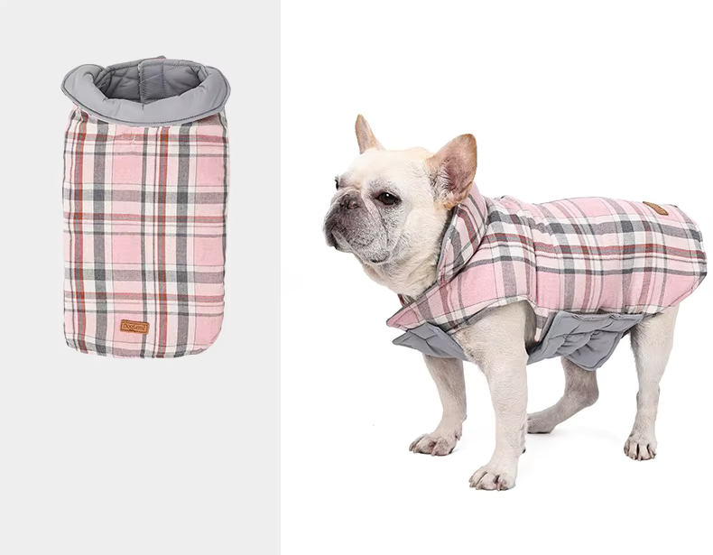 Veste imperméable réversible matelassée inspiration vintage